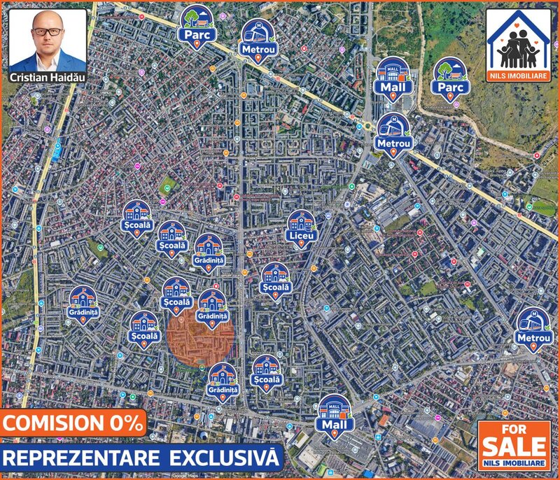 Sector 4, Berceni, de vanzare apartamente 2  camere, comision 0.